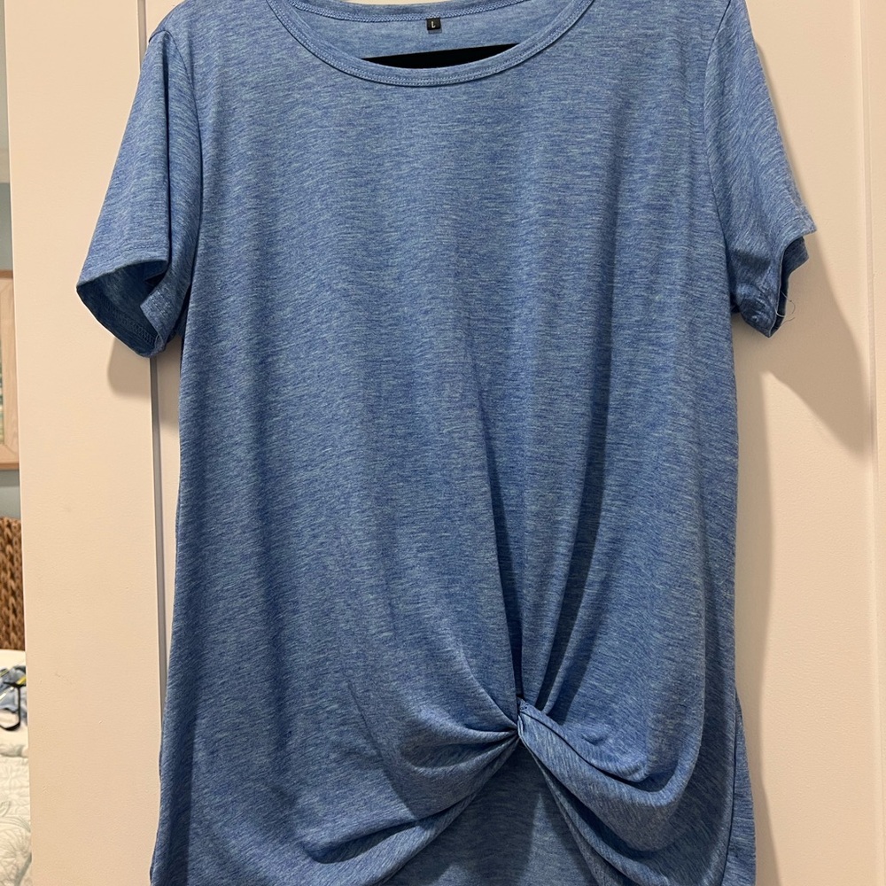 Blue Knot Front Women's T-Shirt